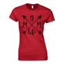 MOM life női póló (Piros)