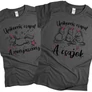 Unikornis csapat - lánybúcsús póló szett (Grafit)