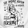 Angyali férjem női póló (B_Fehér)