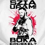 Szia Uram! Boka? férfi póló (B_Fehér)