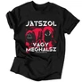 Játszol vagy meghalsz férfi póló (Fekete)