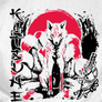 Kép 2/4 - Kitsune női póló (B_Fehér)