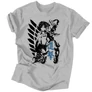 Wings of freedom férfi póló (Attack on titan) (Szürke)