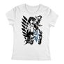 Wings of freedom női póló (Attack on titan) (Fehér)