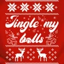 Jingle my balls férfi póló (B_Piros)