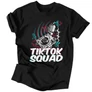 TikTok squad férfi póló (fekete)