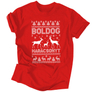 Kép 11/23 - Boldog karácsonyt családi póló szett (Férfi Piros)