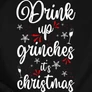 Drink up grinches női póló (B_Fekete)