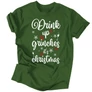 Drink up grinches férfi póló (Sötétzöld)