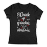 Kép 1/3 - Drink up grinches női póló (Fekete)
