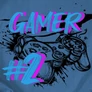 Gamer női póló (B_Farmerkék)