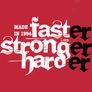 Faster Stronger Harder - Születésnap póló (Piros)