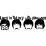 Kép 2/4 - Beatles, Lucy in the sky póló (B_Fehér)