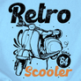 Kép 2/5 - Retro scooter női póló (B_Világoskék)
