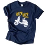 Beep beep vespa póló (Sötétkék)