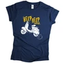 Beep beep vespa női póló (Sötétkék)