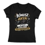 Bónusz anya női póló (Fekete)