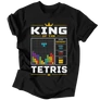 King of the TETRIS póló (Fekete)
