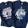 Raptor Team - legénybúcsús póló szett (Navy-Navy)