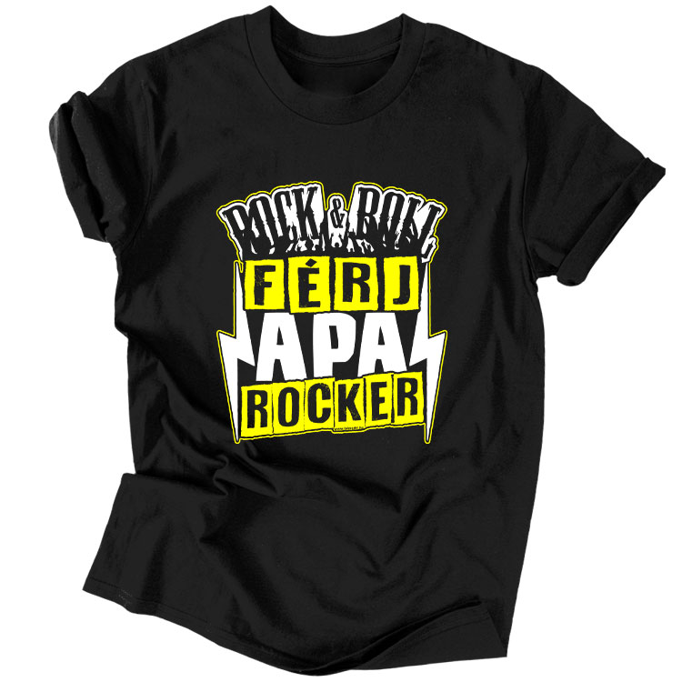 Rock & Roll Apa férfi póló