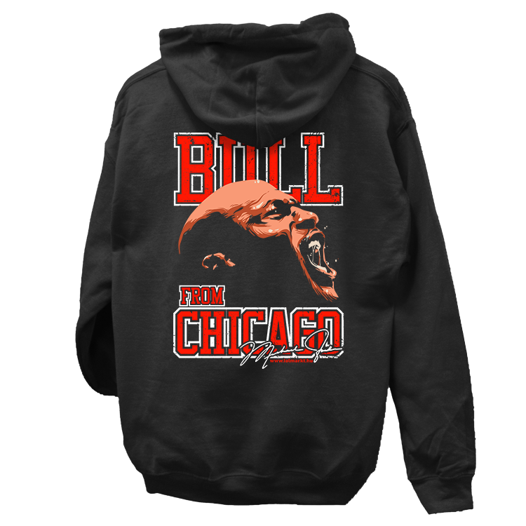 Bull from Chicago rajongoi pulóver (hátán nyomott)