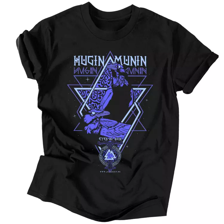 Hugin és Munin férfi póló