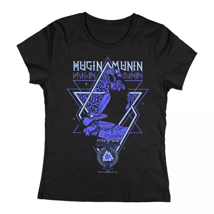 Hugin és Munin női póló