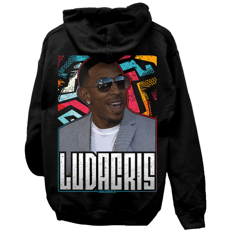 Ludacris kapucnis pulóver (hátán nyomott)