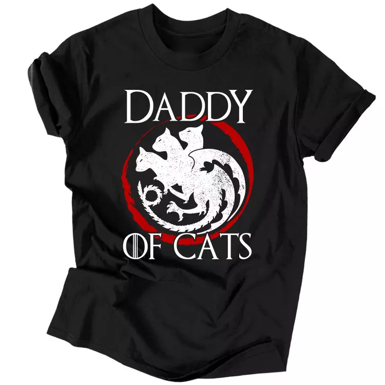 Daddy of cats férfi póló