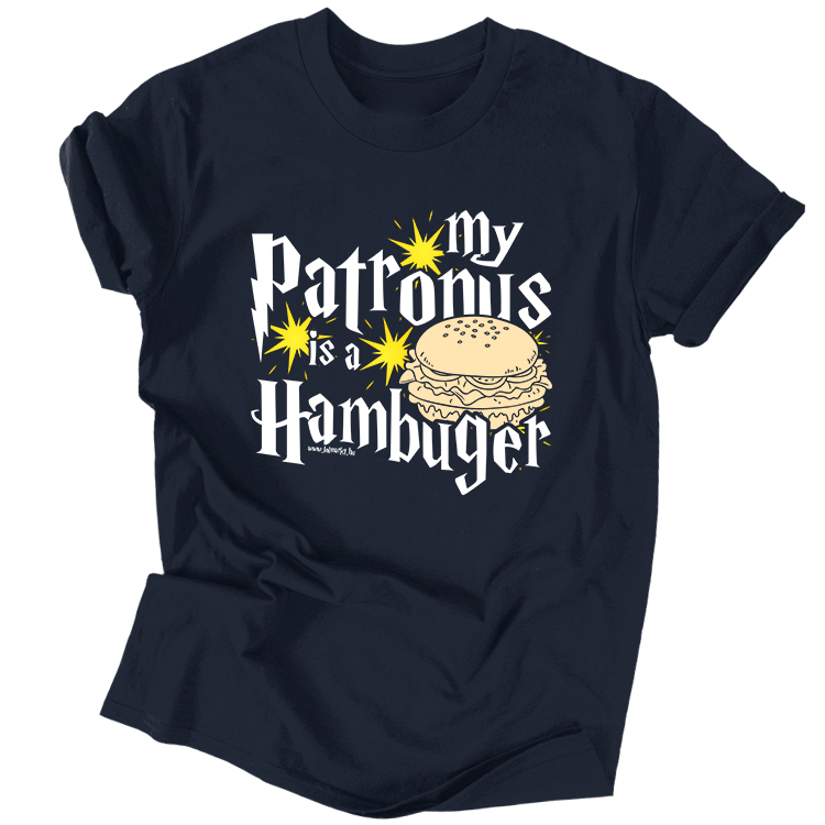 My patronus is a hamburger férfi póló