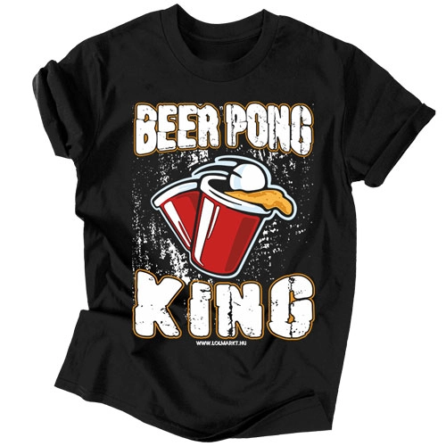Beer pong King férfi póló