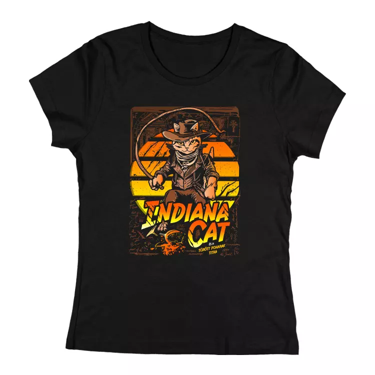 Indiana cat női póló