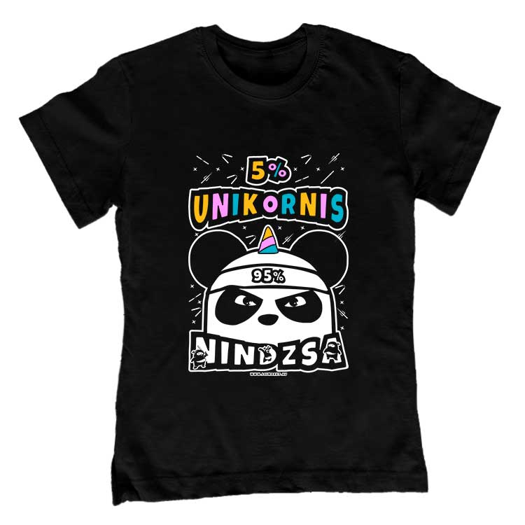 Nindzsa panda gyerek póló