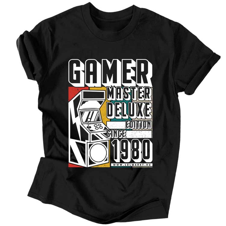 Gamer master deluxe edition férfi póló
