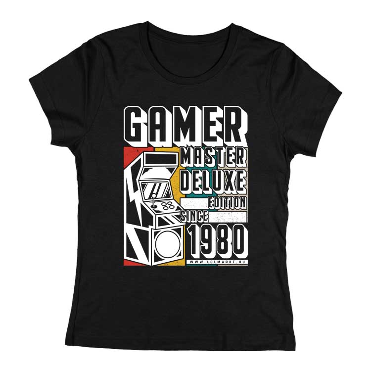 Gamer master deluxe edition női póló