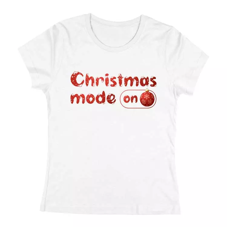 Christmas mode on női póló
