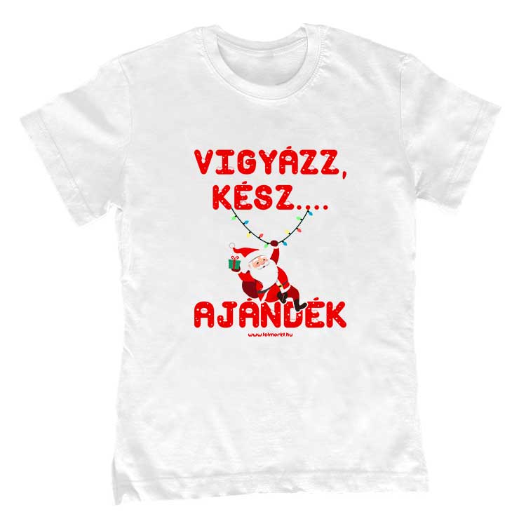 Vigyázz, kész, ajándék gyerek póló