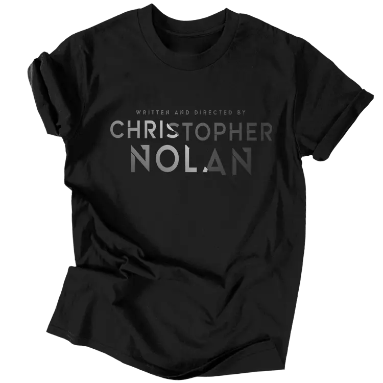 Directed by Christopher Nolan férfi póló