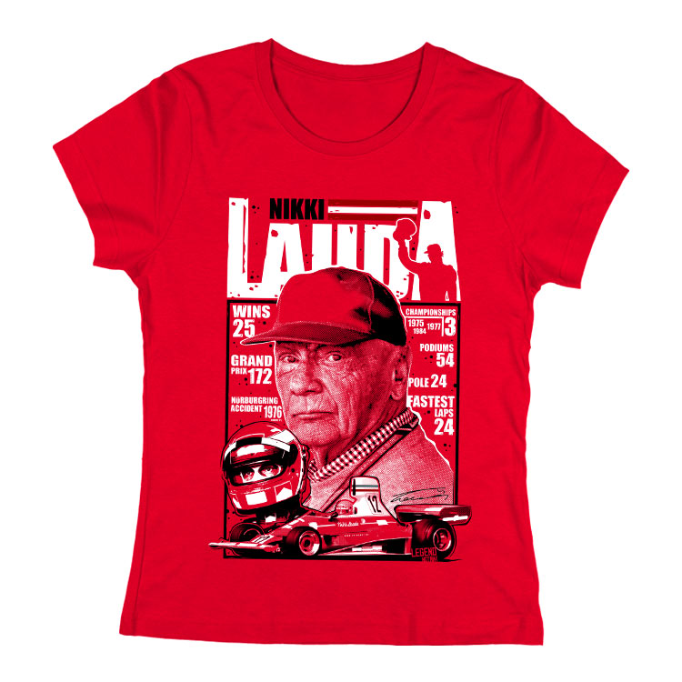 LAUDA - Nikki Lauda Tribute női póló