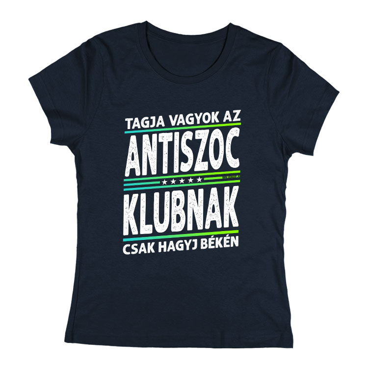 Antiszoc klub női póló