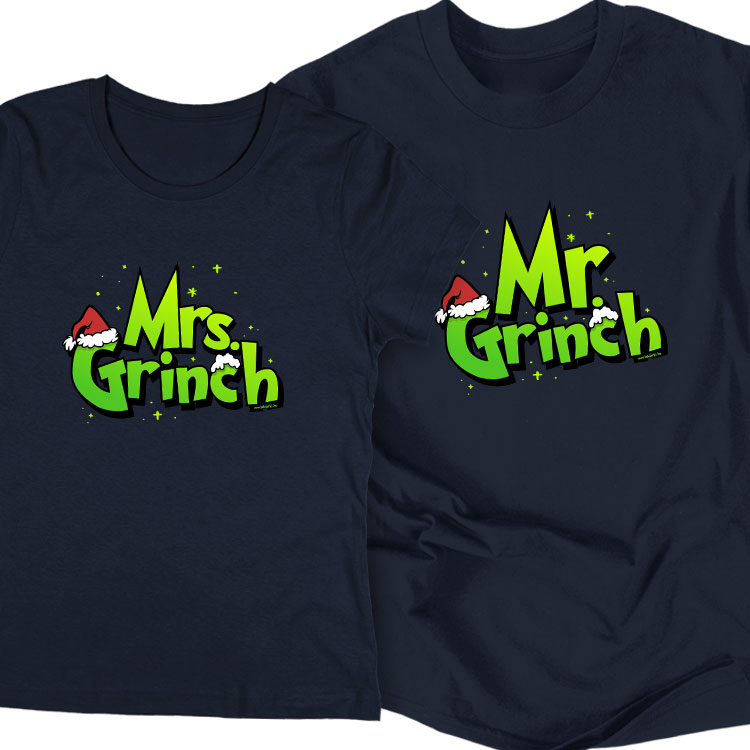 Mr és Mrs Grinch páros póló szett