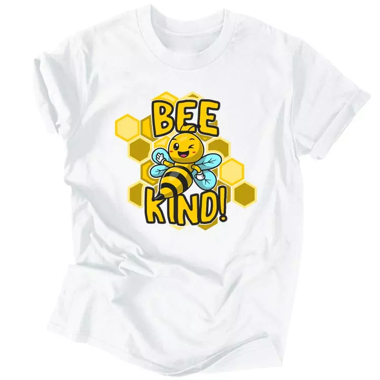 Bee kind férfi póló