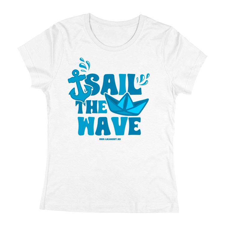 Sail the wave női póló