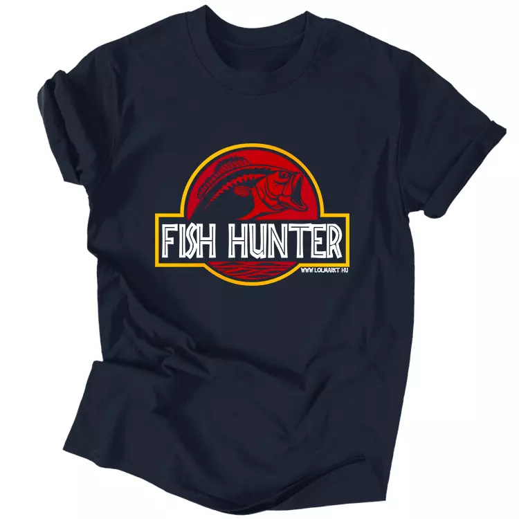 Fish hunter férfi póló