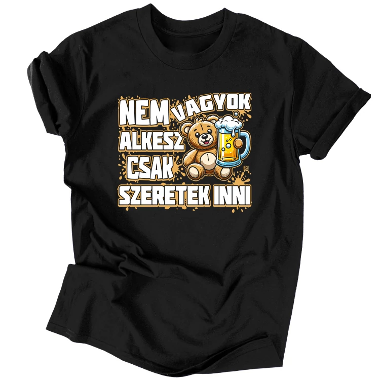 Szeretek inni férfi póló