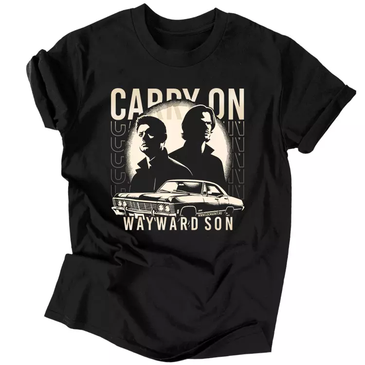Carry on Wayward Son férfi póló