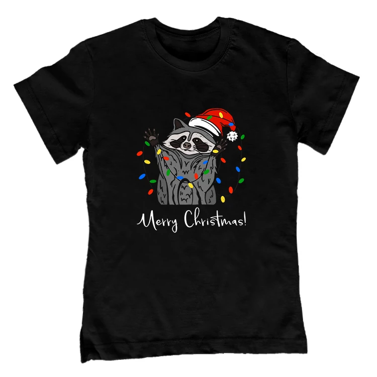 Merry Christmas (mosómedve) gyerek póló