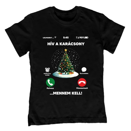 Hív a karácsony Gyerek póló