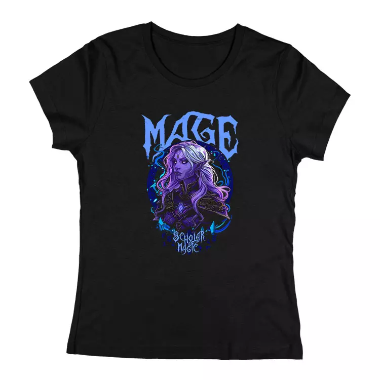 Mage - Scholar of magic női póló