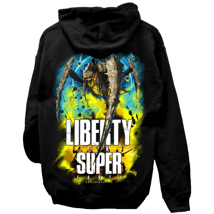 H3LLDIV3RS - LIBERTY kapucnis pulóver